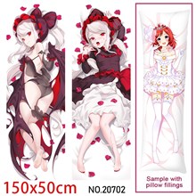 Japan Anime Girl Shalltear Dakimakura Hugging Body Pillow Case Cover