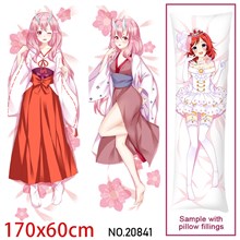 Japan Anime Girl Shuna Dakimakura Hugging Body Pillow Case Cover