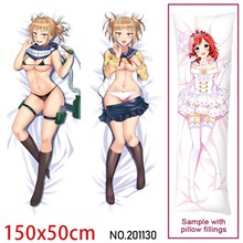 Japan Anime Girl Himiko Toga Dakimakura Hugging Body Pillow Case Cover