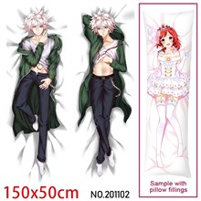 Japan Anime Nagito Komaeda Dakimakura Hugging Body Pillow Case Cover