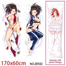 Japan Anime Girl Yaoyorozu Momo Dakimakura Hugging Body Pillow Case Cover