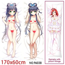 Anime Girl Luo Tianyi Dakimakura Hugging Body Pillow Case Cover