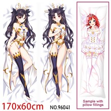 Anime Girl Tohsaka Rin Dakimakura Hugging Body Pillow Case Cover