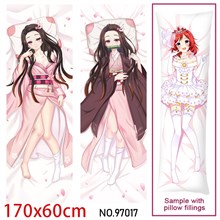 Anime Girl Kamado Nezuko Dakimakura Hugging Body Pillow Case Cover