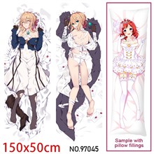 Japan Anime Girl Violet Evergarden Dakimakura Hugging Body Pillow Case Cover