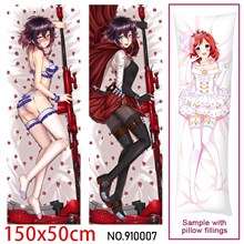 Anime Girl Ruby Rose Dakimakura Hugging Body Pillow Case Cover
