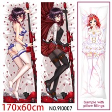 Anime Girl Ruby Rose Dakimakura Hugging Body Pillow Case Cover