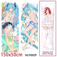 Anime Girl Miku Dakimakura Hugging Body Pillow Case Cover