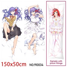 Anime Girl Matou Sakura Dakimakura Hugging Body Pillow Case Cover