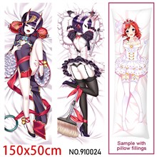 Japan Anime Girl Shuten Douji Dakimakura Hugging Body Pillow Case Cover