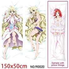 Japan Anime Girl Mavis Vermilion Dakimakura Hugging Body Pillow Case Cover