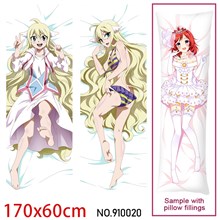 Japan Anime Girl Mavis Vermilion Dakimakura Hugging Body Pillow Case Cover