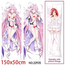 Japan Anime Girl Elysia Dakimakura Hugging Body Pillow Case Cover