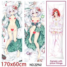 Japan Anime Girl Kokkoro Dakimakura Hugging Body Pillow Case Cover