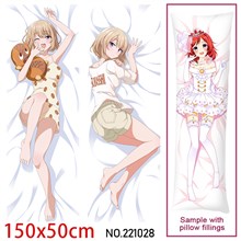 Anime Game Girl Umino Sachi Hugging Body Pillow Case Cover