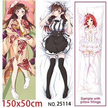 Anime Girl Chizuru Mizuhara Dakimakura Hugging Body Pillow Case Cover