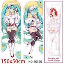 Anime Girl Miku Dakimakura Hugging Body Pillow Case Cover