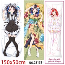 Anime Girl Yaemori Mini Dakimakura Hugging Body Pillow Case Cover