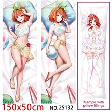 Anime Girl Nakano Yotsuba Dakimakura Hugging Body Pillow Case Cover