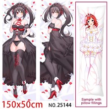 Anime Girl Tokisaki Kurumi Dakimakura Hugging Body Pillow Case Cover