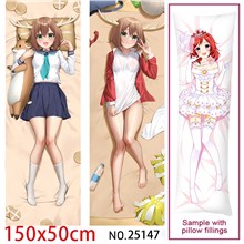 Anime Girl Noko Dakimakura Hugging Body Pillow Case Cover