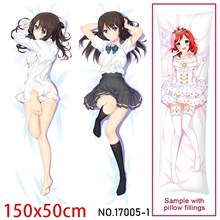 Anime Girl Hikari Tsuneki Dakimakura Hugging Body Pillow Case Cover
