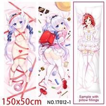 Anime Girl KannaKamui Dakimakura Hugging Body Pillow Case Cover