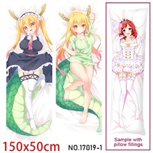 Anime Girl Tohru Dakimakura Hugging Body Pillow Case Cover