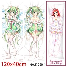 Anime Girl Miku Dakimakura Hugging Body Pillow Case Cover