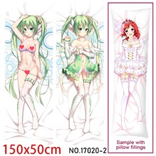 Anime Girl Miku Dakimakura Hugging Body Pillow Case Cover