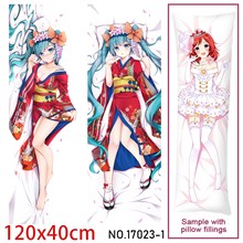 Anime Girl Miku Dakimakura Hugging Body Pillow Case Cover