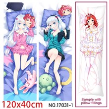 Anime Girl Izumi Sagiri Dakimakura Hugging Body Pillow Case Cover