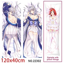 Anime Girl Shinano Dakimakura Hugging Body Pillow Case Cover