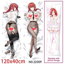 Anime Girl Makima Dakimakura Hugging Body Pillow Case Cover