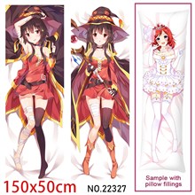 Anime Girl Megumin Dakimakura Hugging Body Pillow Case Cover