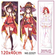 Anime Girl Megumin Dakimakura Hugging Body Pillow Case Cover