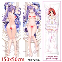 Anime Girl Keqing Dakimakura Hugging Body Pillow Case Cover