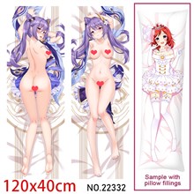 Anime Girl Keqing Dakimakura Hugging Body Pillow Case Cover