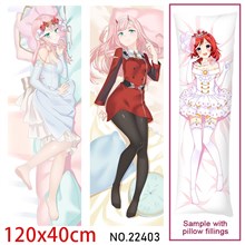 Anime Girl Zero Two Dakimakura Hugging Body Pillow Case Cover