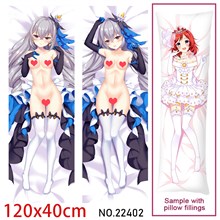 Anime Girl Bronya Dakimakura Hugging Body Pillow Case Cover