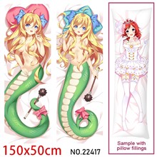 Anime Girl Jashin Chan Dakimakura Hugging Body Pillow Case Cover