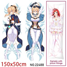 Anime Girl Jean Gunnhildr Dakimakura Hugging Body Pillow Case Cover