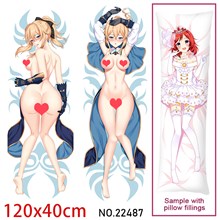 Anime Girl Jean Gunnhildr Dakimakura Hugging Body Pillow Case Cover