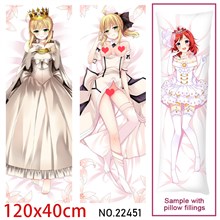 Anime Girl HMS Saber Dakimakura Hugging Body Pillow Case Cover