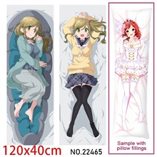 Anime Girl Inuyama Aoi Dakimakura Hugging Body Pillow Case Cover