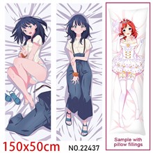 Anime Girl Takarada Rikka Dakimakura Hugging Body Pillow Case Cover