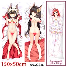 Anime Girl Nagato Dakimakura Hugging Body Pillow Case Cover