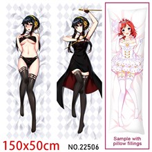 Anime Girl Yor Forger Dakimakura Hugging Body Pillow Case Cover