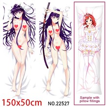 Anime Girl Kanzaki Kaori Dakimakura Hugging Body Pillow Case Cover
