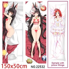 Anime Girl Nagato Dakimakura Hugging Body Pillow Case Cover